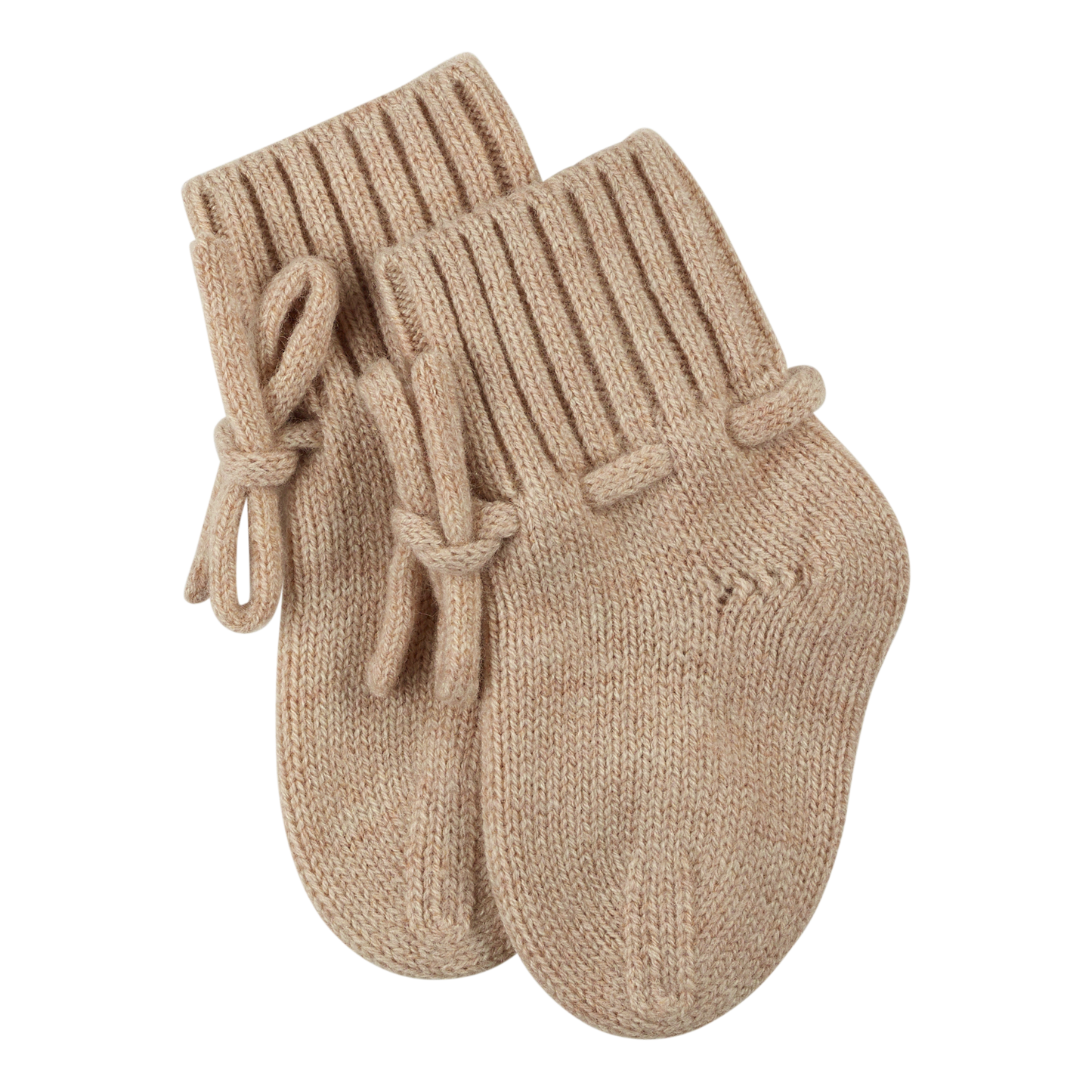 Babysocken aus 100% Merinowolle - sand